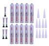 (10) U-418HV Dow Auto Glass Primerless Urethane/Sealant/Adhesive w/ (5) Single Application Primer