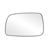 80205 Passenger Side Non-Heated Mirror Glass w/Backing Plate, Toyota Camry Hybrid, Sedan, 4 3/16" x 6 7/8" x 7 1/4" US Built