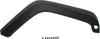 WRANGLER JK 07-18 FRONT FENDER FLARE RH, Textured Black