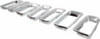 Fits 11-17 Jp COMPASS (7 Piece) FRONT GRILLE MOLDING Inserts Chrome