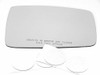 Fits 09-18 Ram 1500, 2500, 3500 Right Passenger Convex Mirror Glass Lens w/Adhesive USA Alternative Direct Fit Over Glass For Heated Auto Dimming Type Mirrors Only