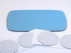 Fits 84-05 BMW 3 Series All Except ci Models Left Driver Mirror Blue Glass Lens w/Adhesive USA Non Heated