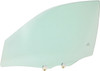 Compatible with CHEVY IMPALA 00-05 FRONT DOOR GLASS LH, Green Tint (Laminated), 4-Door, With Clips