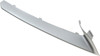 5-SERIES 14-16 FRONT BUMPER GRILLE MOLDING RH, Ptd-Silver, w/o M Pkg., w/ Fog Lamps, Std, Sedan