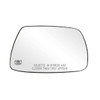 Fit System 30265 Passenger Side Heated Mirror Glass w/Backing Plate, Jeep Grand Cherokee, 5 1/16" x 8 7/8" x 8 1/4"