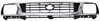 TACOMA 95-96 GRILLE, Plastic, Chrome Shell/Painted Black Insert, 2WD
