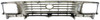 TACOMA 95-96 GRILLE, Plastic, Chrome Shell/Painted Black Insert, 2WD