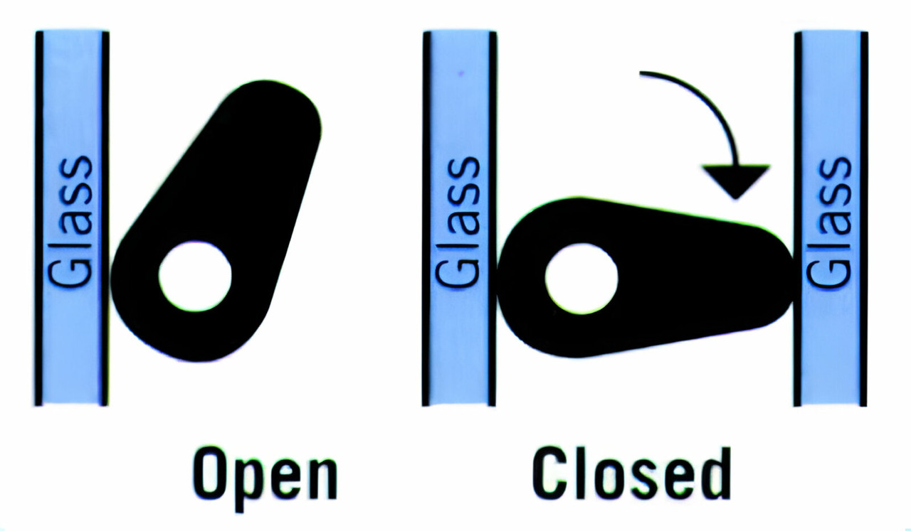 Burco Windshield and Backglass Carrier, Glass Rack, S-Series (5-Lite ...