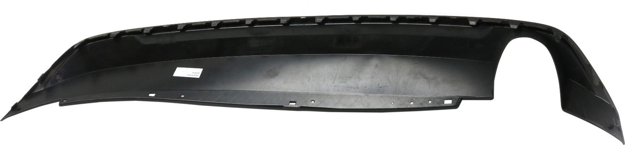 PASSAT 16-19 REAR LOWER VALANCE, Textured, w/ Single Exhaust Hole, (Exc. GT/R-Line Models)