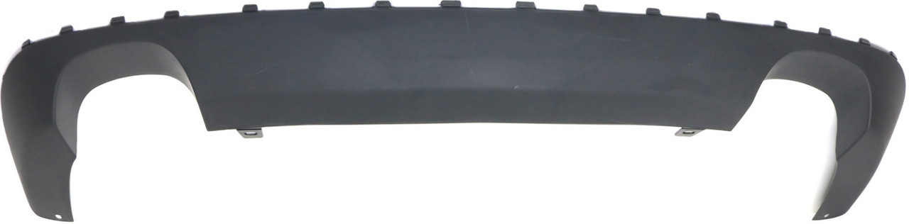 GRAND PRIX 04-08 REAR LOWER VALANCE, Lower Cover, Textured, w/ Dual Exhaust Hole, (Exc. GXP Models)
