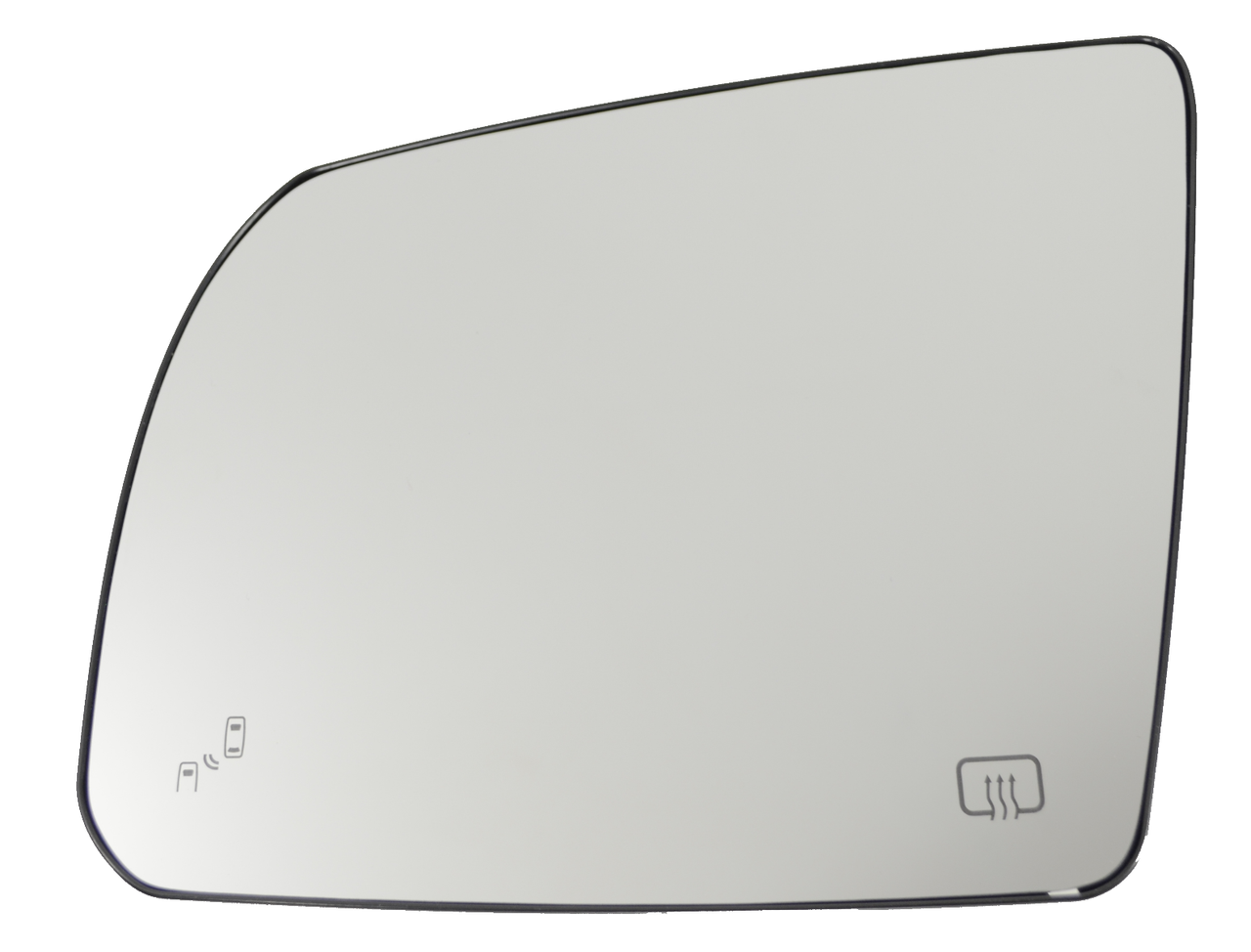 Compatible with 2014-17 Toyota Tundra Diver Side Convex Mirror Glass & Base w/Heat and Blind Spot Detection