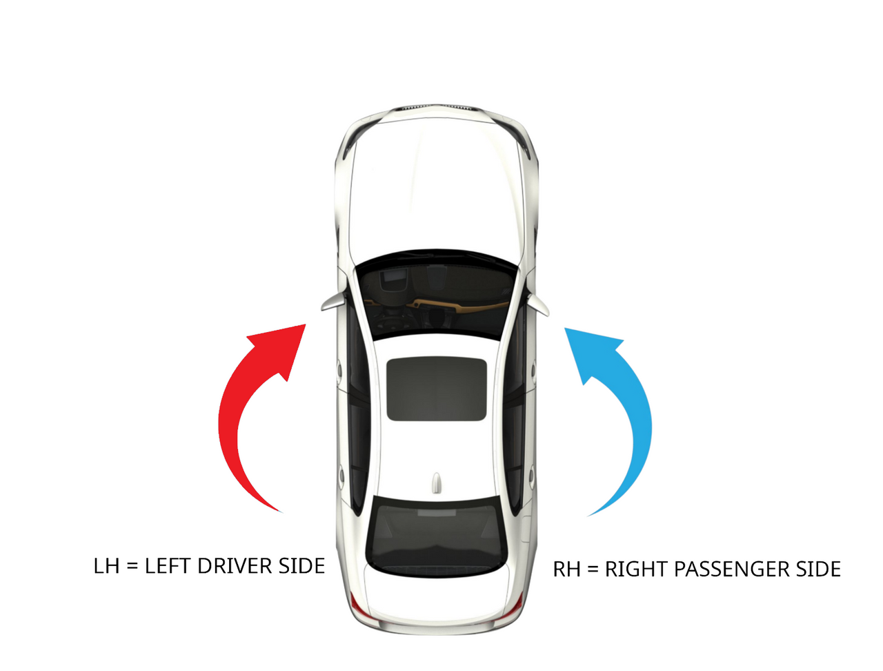 4782BC Driver Side Replacement Mirror Glass  w/Blind Spot w/Cross Paths Compatible with 2018-2019 Hyundai Kona