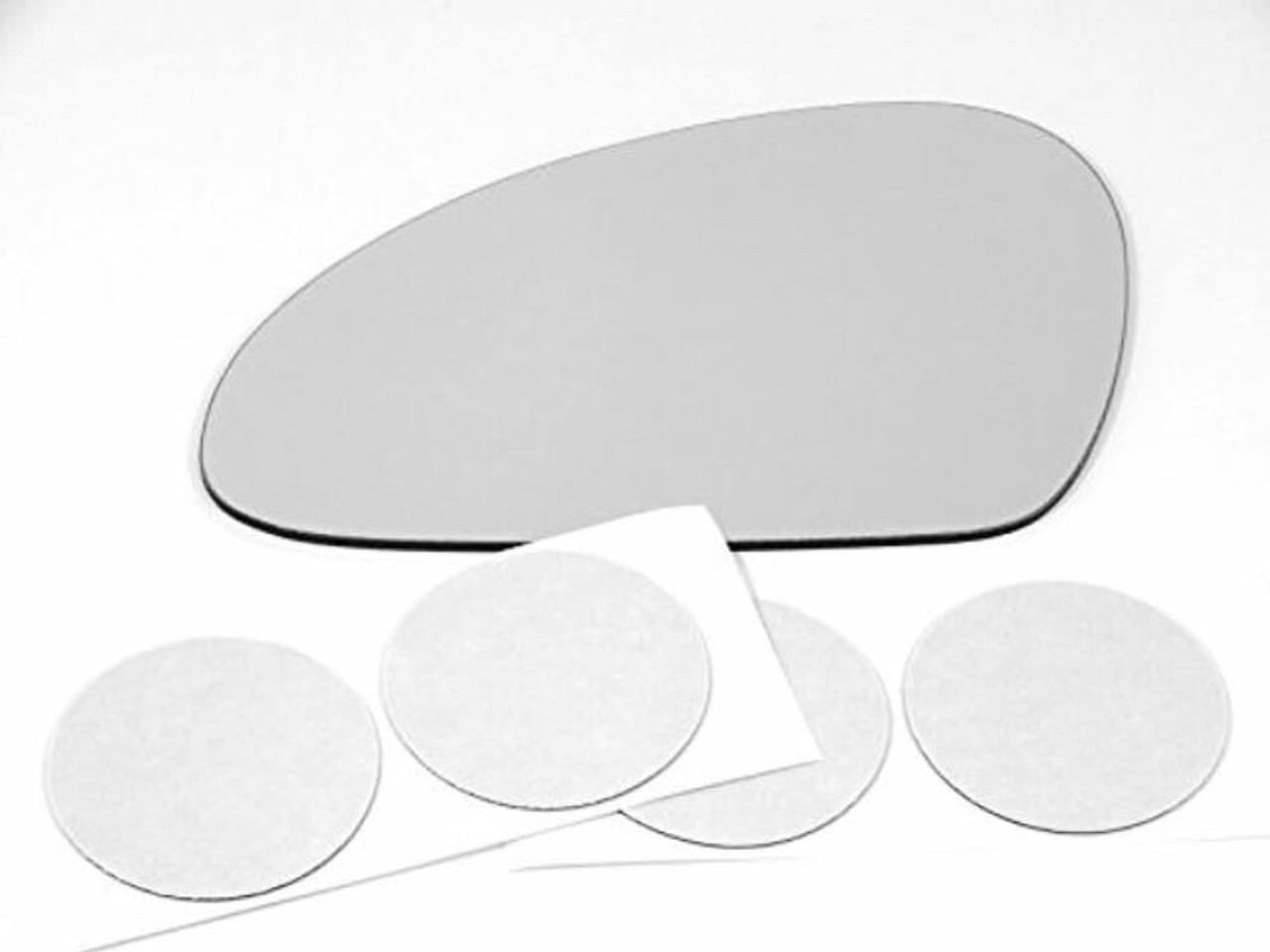 Fits 97-03 Escort 97-99 Tracer Left Driver Mirror Glass Lens w/Adhesive
