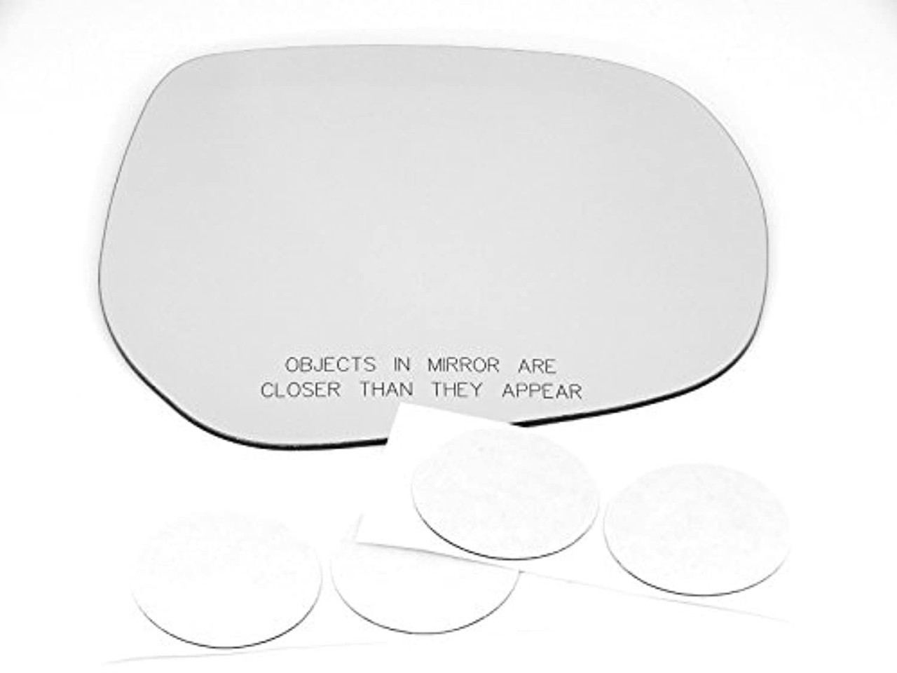 Fits 03-09 4Runner, GX470 Right Passenger Convex Heated Mirror Glass Lens w/Adhesive USA w/out Rear Holder