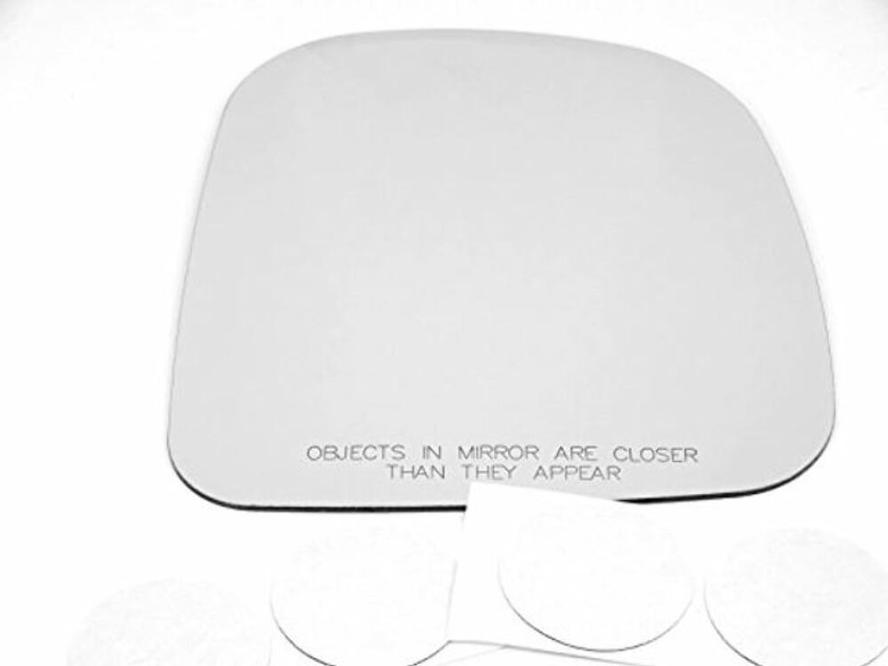 Fits 03-06 Wrangler/TJ, Right Passenger, Replacement Mirror Glass Lens with Adhesive, USA