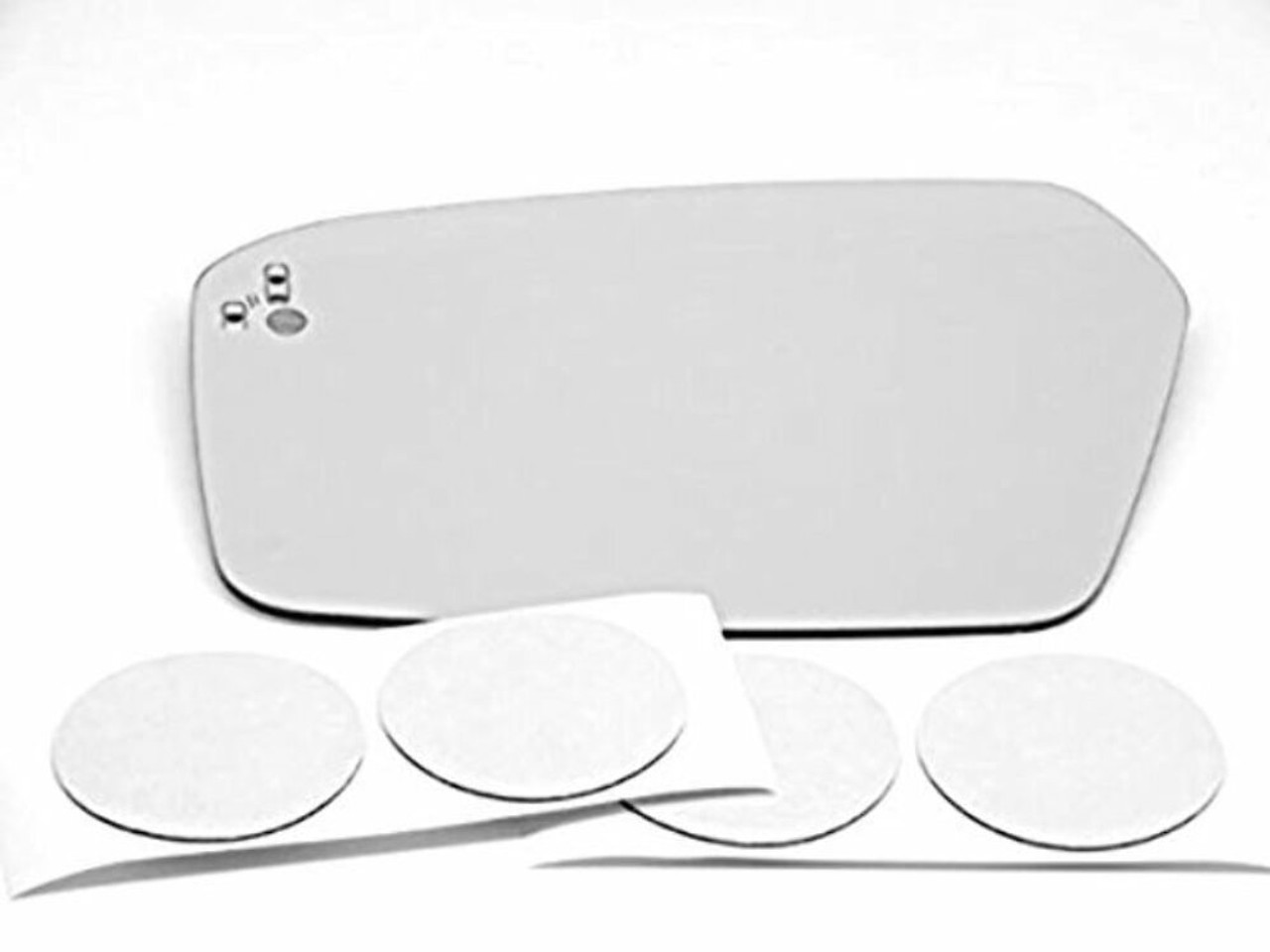 Fits 2010-2012 Fusion, 2010 Milan Left Driver Heated Mirror Glass Lens w/Blind Spot Detect (Use existing LED) w/o Backing Plate w/Silicone USA