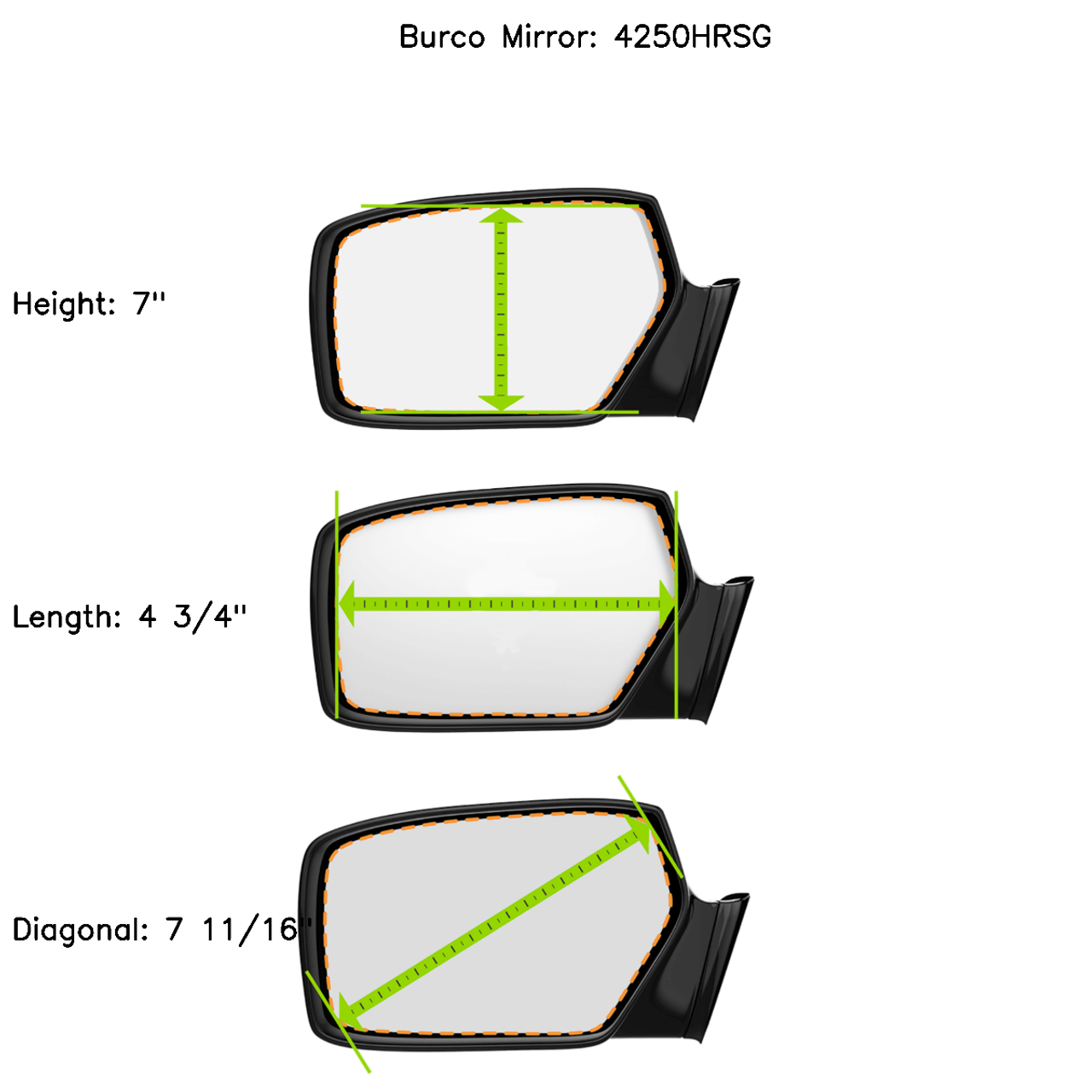 Compatible with Audi A3, A4, A5, S4, S5, S6, S8, AllRoad Quattro Left Driver Heated* Mirror Glass w/Rear Motor Mount Bracket 2 Options See Details