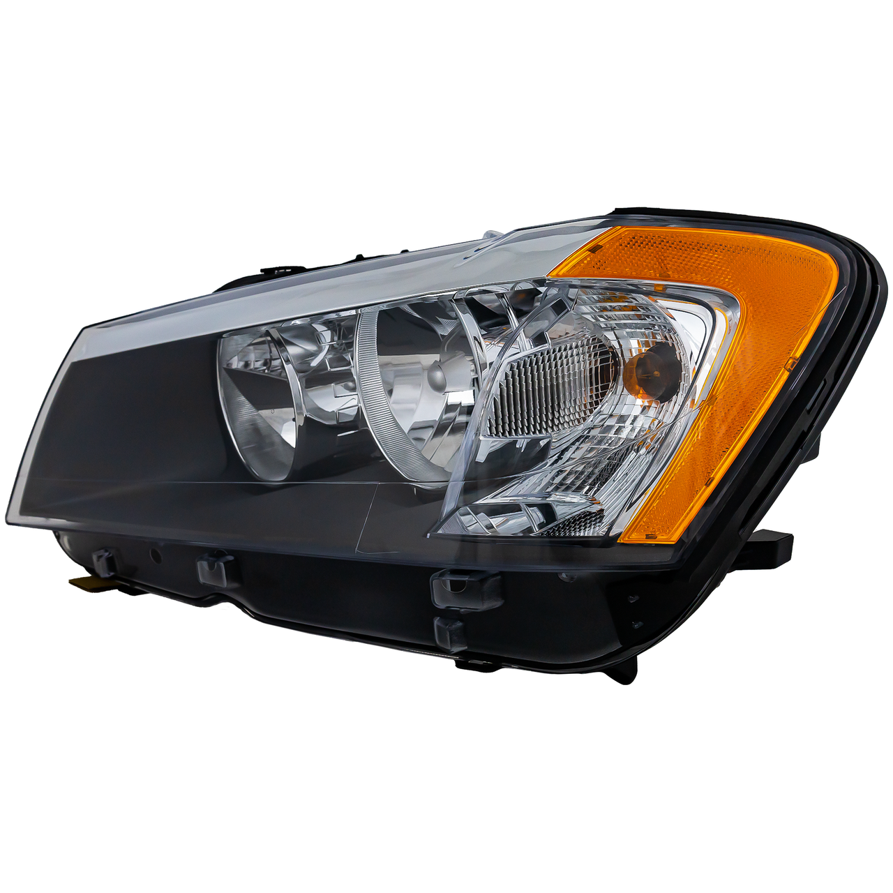 X3 11-14 HEAD LAMP LH, Assembly, Halogen - CAPA