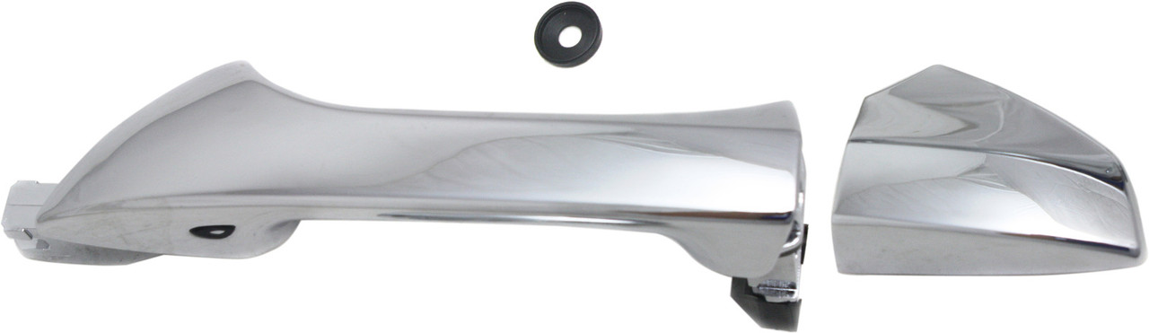 ACCORD 08-12 FRONT EXTERIOR DOOR HANDLE LH, Chrome, w/o Keyhole, USA/Japan Built, Sdn/Cpe (=REAR)