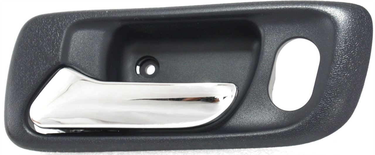 ACCORD 98-02/ODYSSEY 99-04 FRONT INTERIOR DOOR HANDLE LH, Chrome Lever + Blue Housing, w/ Hole