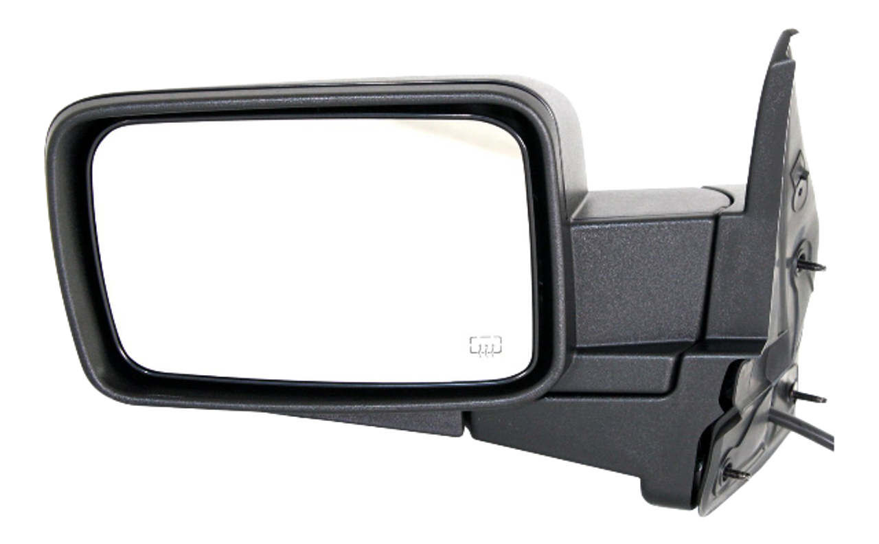COMMANDER 06-08 MIRROR LH, Power, Manual Folding, Heated, Textured, w/ Memory, w/o Auto Dimming, BSD, and Signal Light
