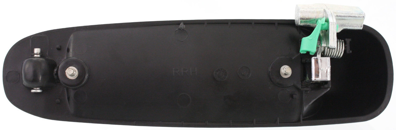 ASPEN 07-09 REAR EXTERIOR DOOR HANDLE RH, Smooth Black, Housing-Chrome Lever, Plastic