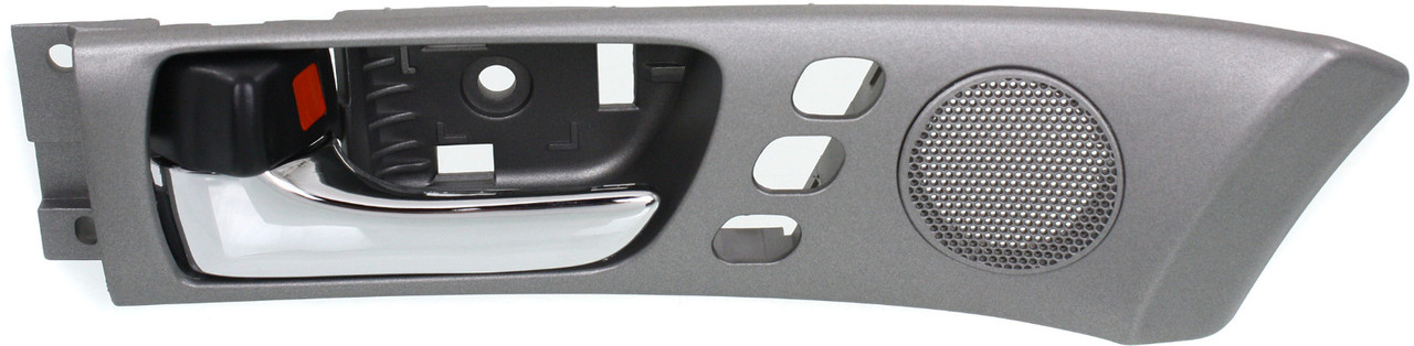 ES300 02-03 / ES330 04-06 FRONT INTERIOR DOOR HANDLE LH, Chrme Lvr+Gray Hsg, w/ Memory Adjust System