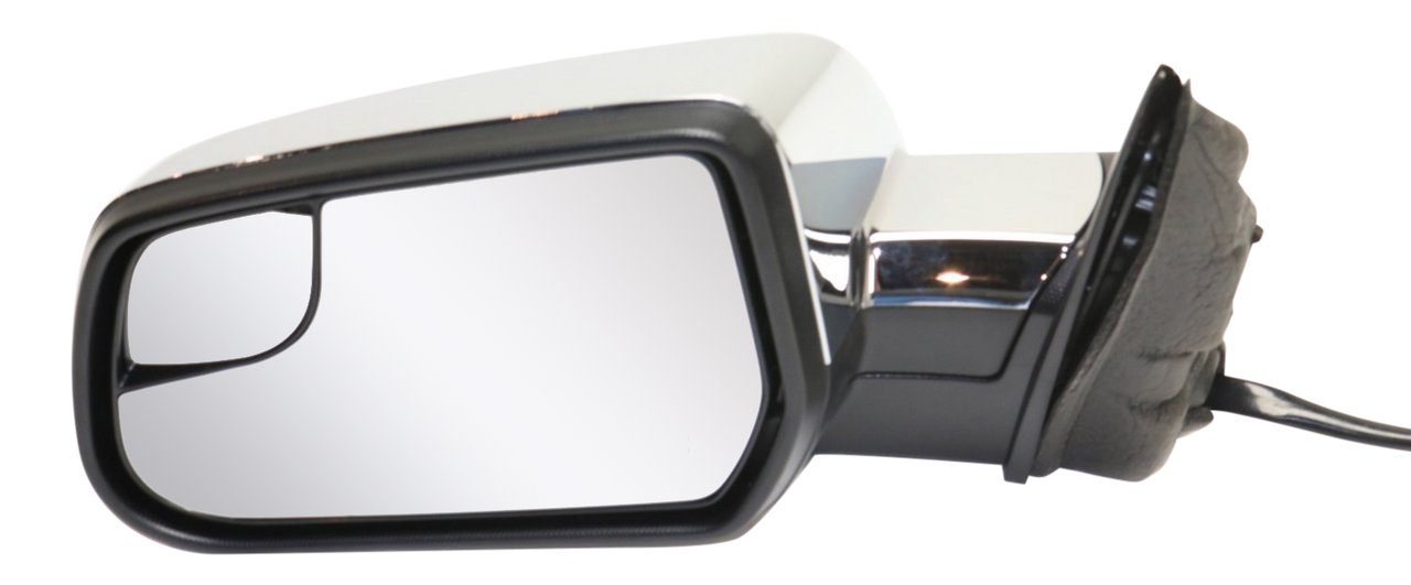 EQUINOX/TERRAIN 10-17 MIRROR LH, Power, Manual Folding, Heated, Chrome, w/ Memory, w/o Auto Dimming, Blind Spot Detection, and Signal Light