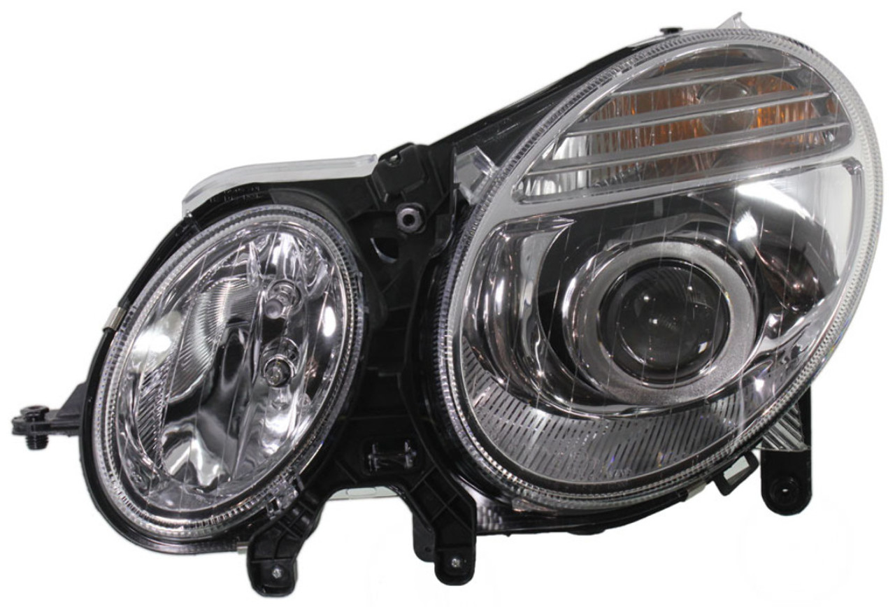 E-CLASS 07-09 HEAD LAMP LH, Assembly, Halogen, From 6-30-06