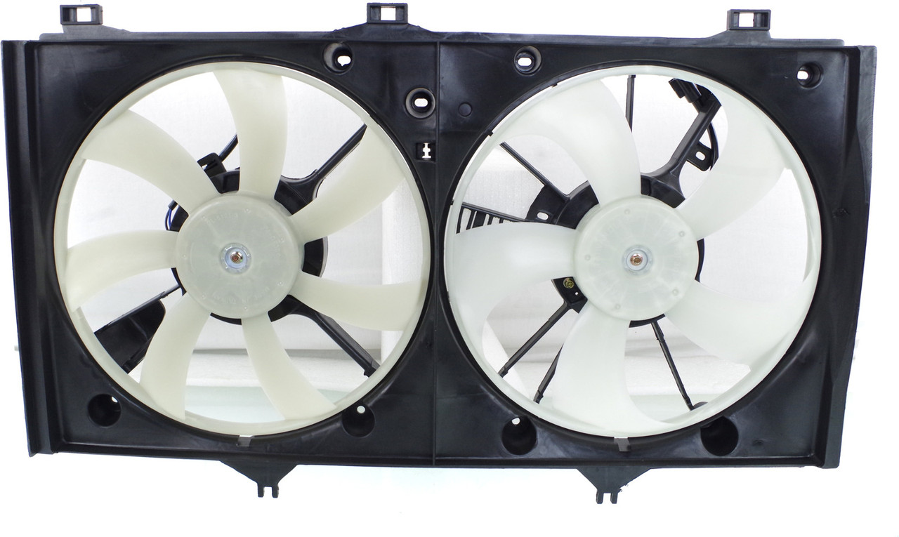 CAMRY 07-11 RADIATOR FAN SHROUD ASSEMBLY, Dual Fan, Hybrid - Busted ...
