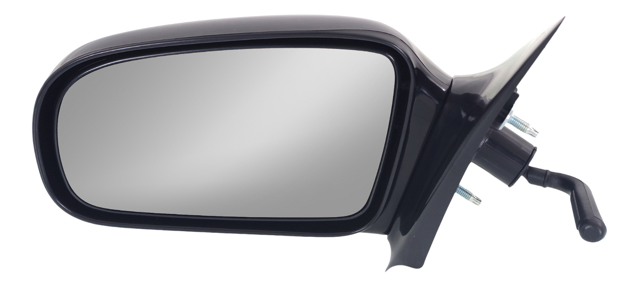 CAVALIER/SUNFIRE 95-05 MIRROR LH, Manual Remote, Non-Folding, Non-Heated, Paintable, w/o Auto Dimming, Blind Spot Detection, Memory, and Signal Light, Coupe