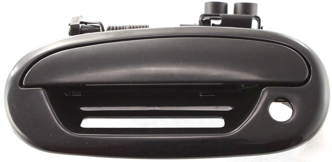 F-SERIES 97-04/EXPEDITION 97-02 FRONT EXTERIOR DOOR HANDLE LH, Smooth Black, w/ Keyhole