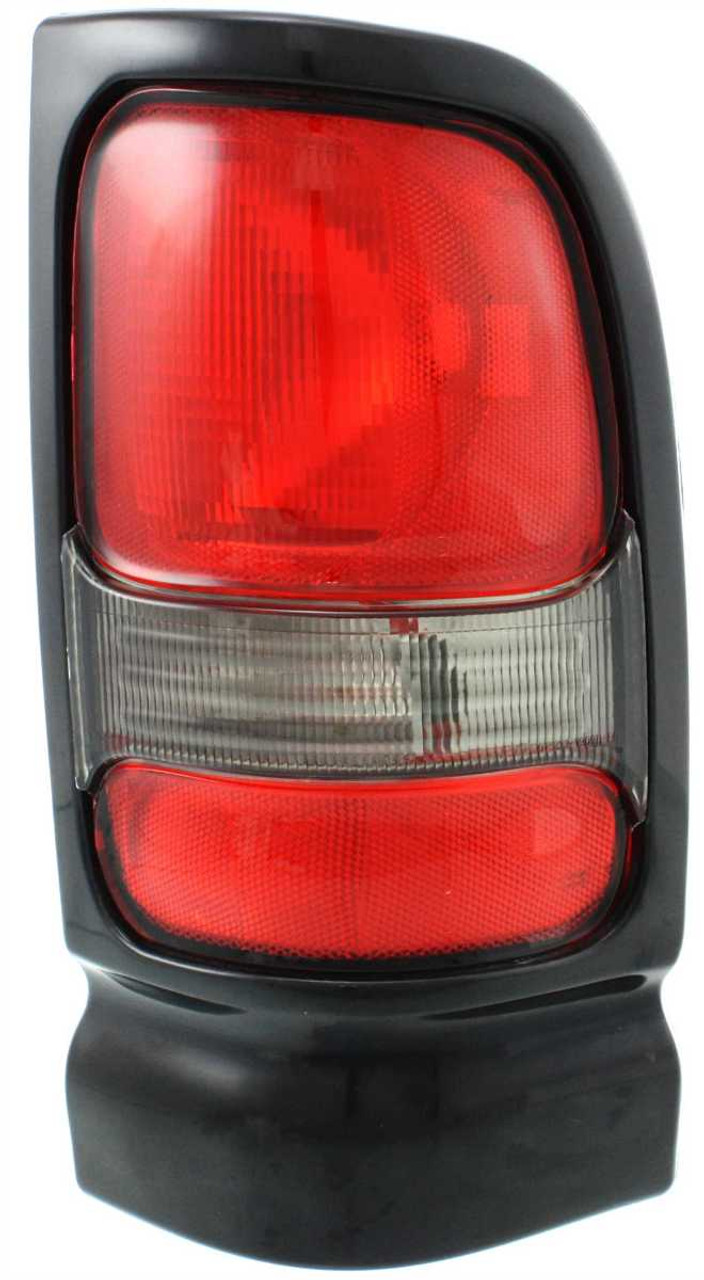 RAM PICKUP 94-02 TAIL LAMP RH, Lens and Housing, w/ Sport Package, Black