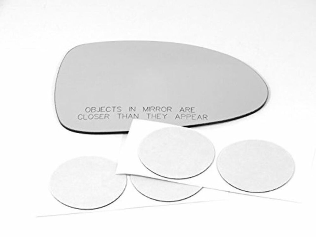 Fits 98-02 Corolla, Prism Right Passenger Convex Mirror Glass Lens w/Adhesive USA w/o Rear Backing Plate