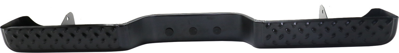 TOYOTA PICKUP 84-88 STEP BUMPER, FACE BAR ONLY, w/o Pad and Pad Provision, w/o Mounting Bracket, Black, All Cab Types, 1-Piece Step Type, w/o Step Pad