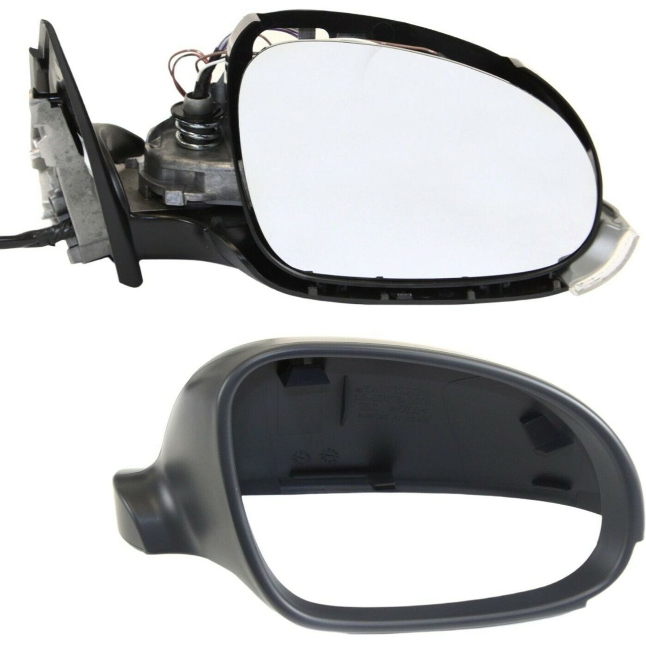 PASSAT 01-05 MIRROR RH, Power, Power Folding, Heated, Paintable, w/ Signal Light, w/o Memory