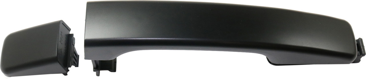 SOUL 14-22 FRONT EXTERIOR DOOR HANDLE RH, Primed Black, w/ Cover, w/o Smart Entry System and Keyhole