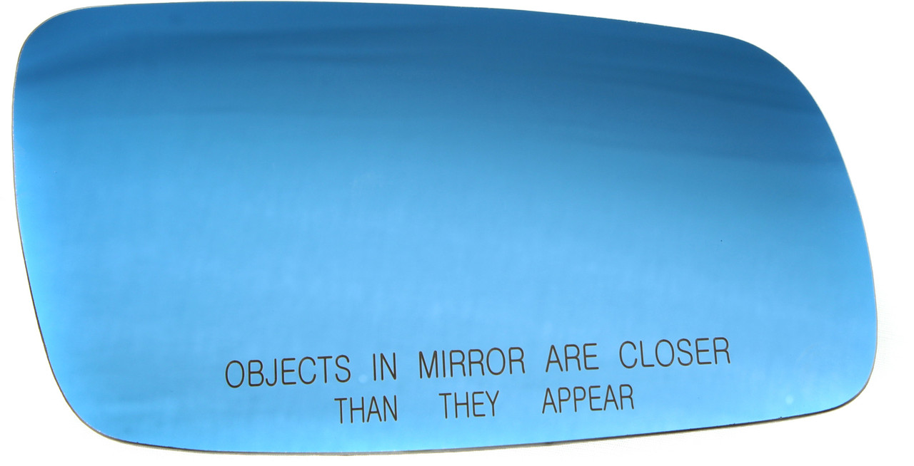 GOLF/GTI 99-07/JETTA 99-05 MIRROR GLASS RH, Heated, w/ Backing Plate, Blue Glass