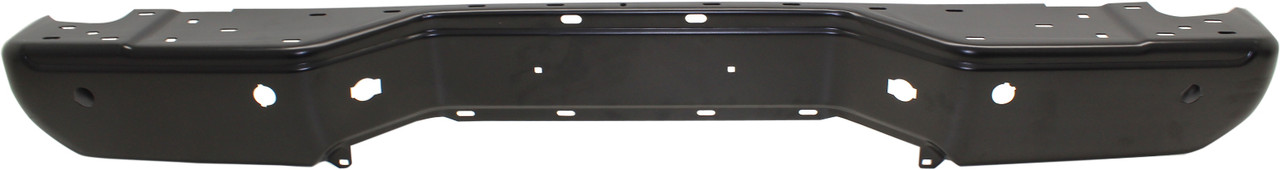 FRONTIER 13-21 STEP BUMPER, FACE BAR ONLY, w/o Pad, w/ Pad Provision, w/o Mounting Bracket, Powdercoated Black, w/o Mounting Bracket, w/ Rear Object Sensor Holes