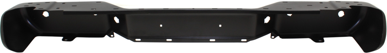 FRONTIER 13-21 STEP BUMPER, FACE BAR ONLY, w/o Pad, w/ Pad Provision, w/o Mounting Bracket, Powdercoated Black, w/o Mounting Bracket, w/ Rear Object Sensor Holes