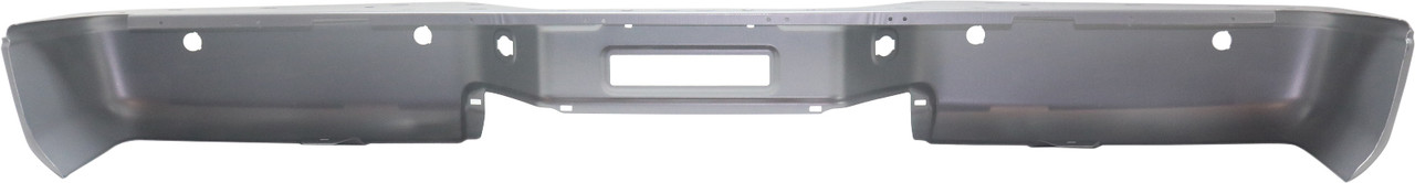TITAN 04-15 STEP BUMPER, FACE BAR ONLY, w/o Pad, w/ Pad Provision, w/o Mounting Bracket, Painted Silver, All Cab Types, w/ PDC Snsr Holes