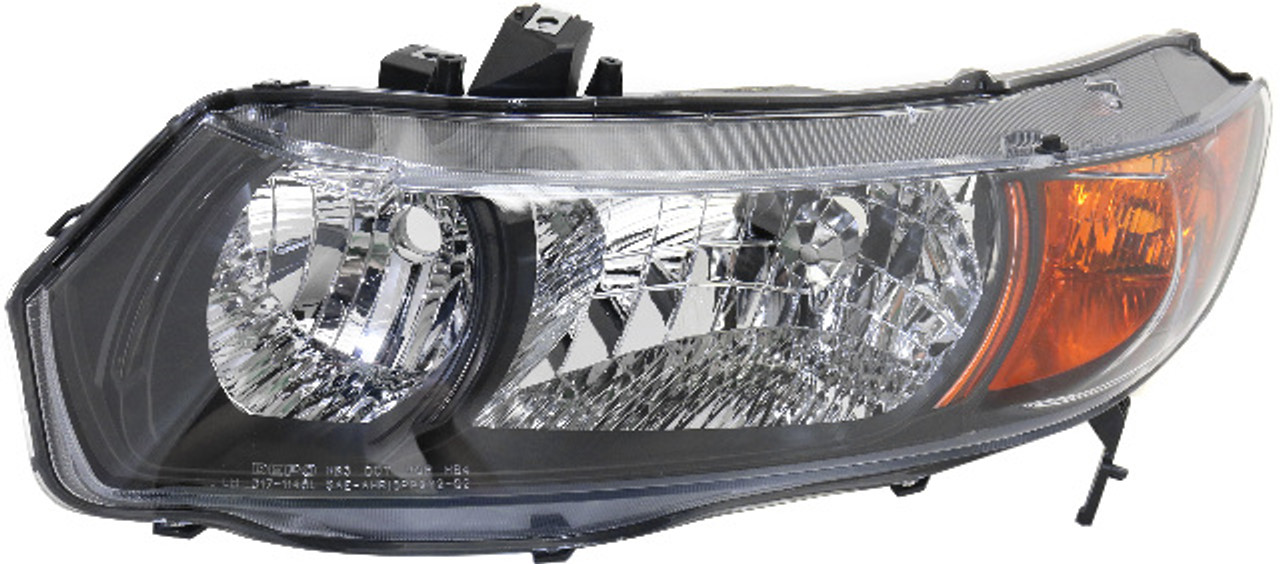 CIVIC 06-07 HEAD LAMP LH, Lens and Housing, Halogen, Auto/(5 Speed, Manual) Trans, Coupe