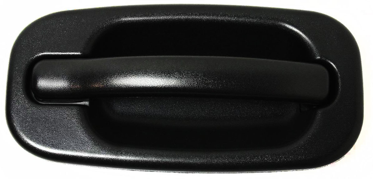 SILVERADO/SIERRA 99-06 FRONT EXTERIOR DOOR HANDLE RH, Textured Black, w/o Keyhole, Includes 2007 Classic