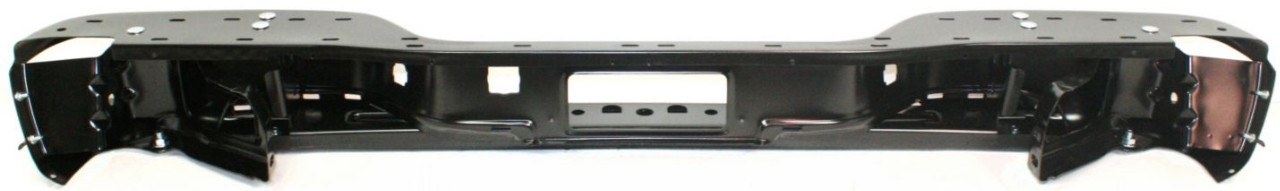 AVALANCHE 02-06 STEP BUMPER, FACE BAR AND PAD, w/ Pad Provision, w/ Mounting Bracket, Powdercoated Black, For Models w/ Body Cladding