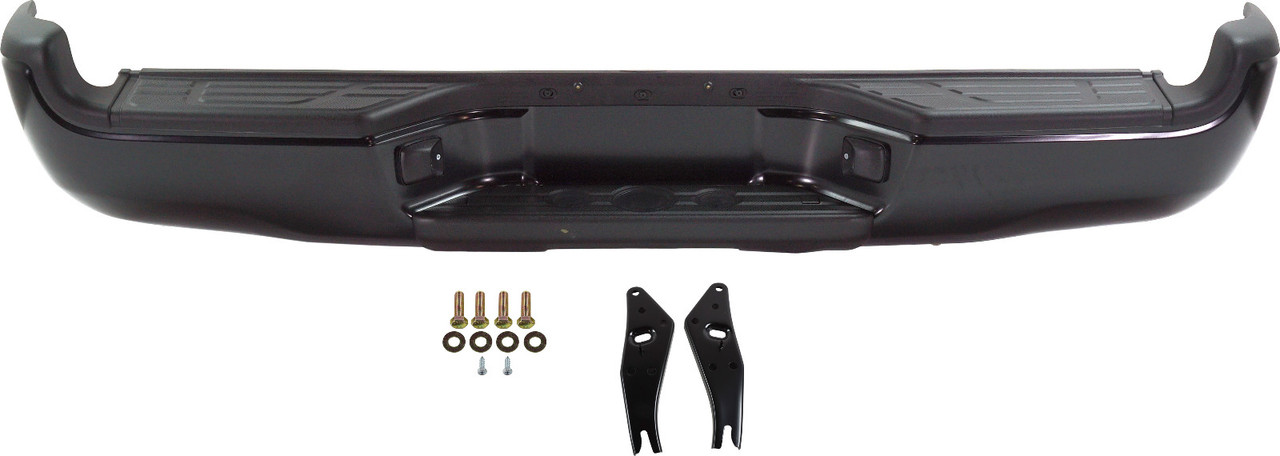 TACOMA 05-15 STEP BUMPER, FACE BAR AND PAD, w/ Pad Provision, w/ Mounting Bracket, Powdercoated Black, w/o SR5 Pkg