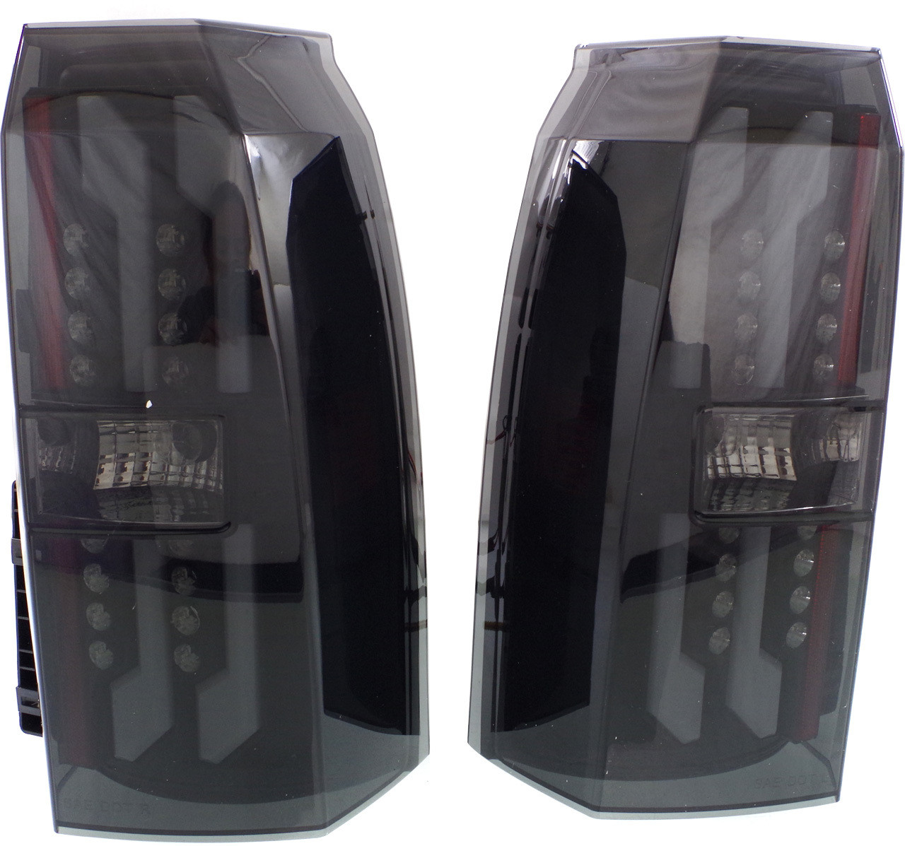 Tail Light Clear Lens Black Housing for Tahoe Suburban Yukon