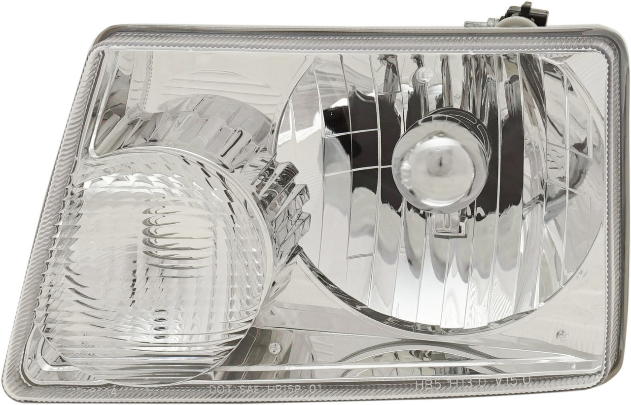 Topline LED Strip Headlights With Amber Corner For 2001-2011 Ford