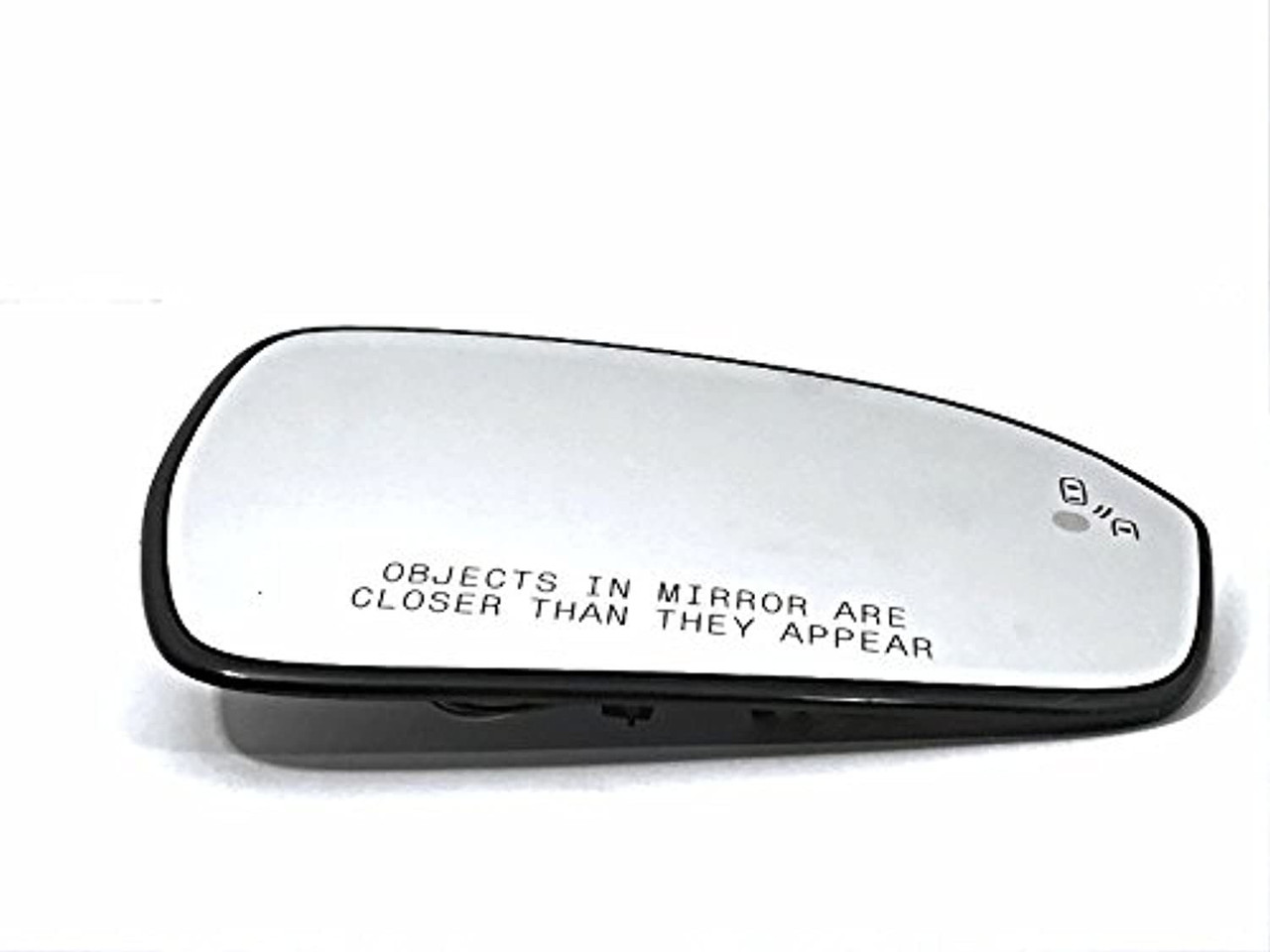 Fits 13-20 Fusion Right Pass Mirror Glass Heated w/Blind Spot Detect Rear Holder