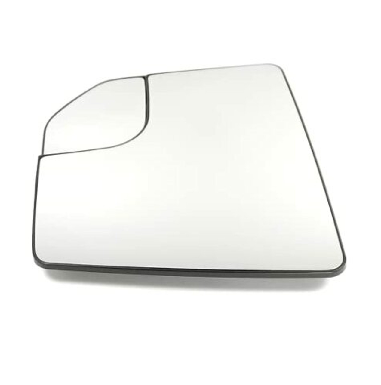 Compatible with 15-20 F150 / Raptor Mirror Lens with Spotter Mirror and Backing Plate (Left Driver)