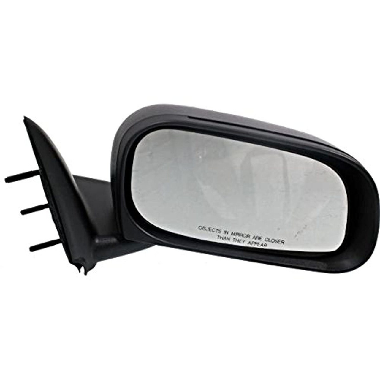 Fits 05-11 Dakota 06-09 Raider Right Pass Mirror Manual Textured Black - Folding